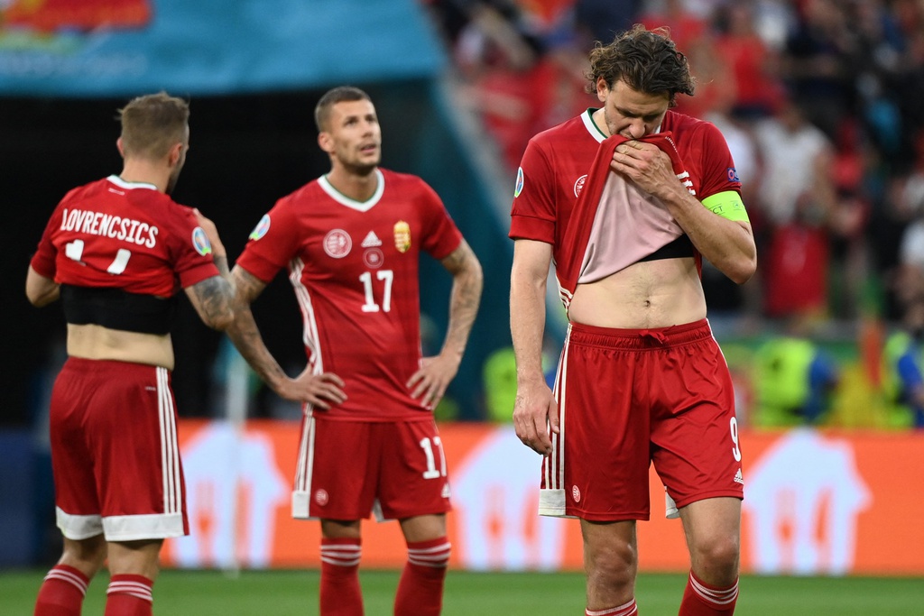 ĐT Hungary liên tục nhận bàn thua ở hiệp hai