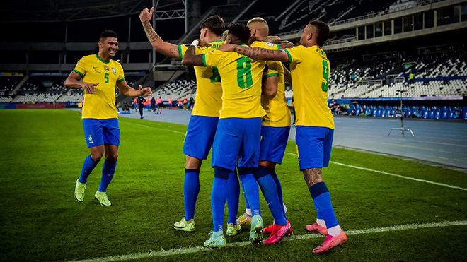Sau hơn 90 phút thi đấu Brazil đã giành vé vào vòng chung kết gặp Argentina