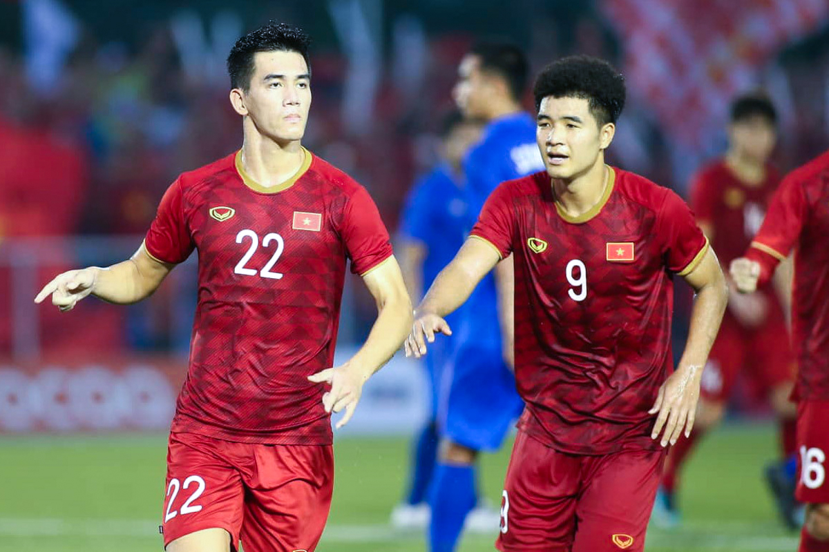 Hà Đức Chinh trong giải đấu U23 chấu Á